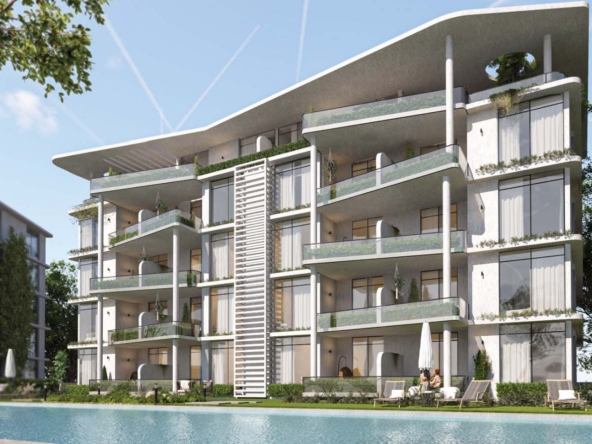 Safia building with modern architecture and spacious balconies