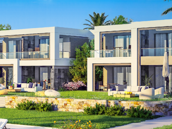 La Vista Ras El Hekma in Ras El Hekma by La Vista Developments - tine house with swimming pool and geneina